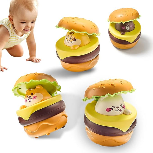 4PCS Press and Go Animal Car Toys for Toddlers Age 3+ Year