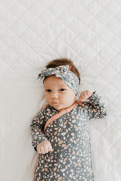 Copper Pearl Baby Bows: Stylish Headbands for Baby Girls, Premium Soft and Stretchy Baby Headbands