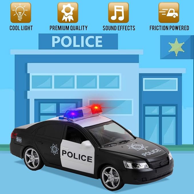 Toy To Enjoy Police & Ambulance Car Set for Boys