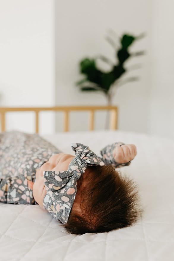 Copper Pearl Baby Bows: Stylish Headbands for Baby Girls, Premium Soft and Stretchy Baby Headbands
