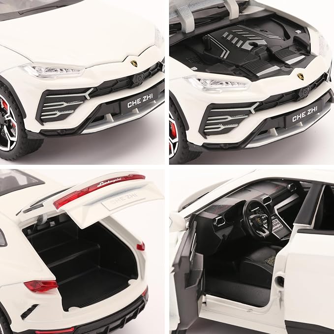 BDTCTK 1:24 Lambo Urus Car Model, Diecast Pull Back Car Toy car