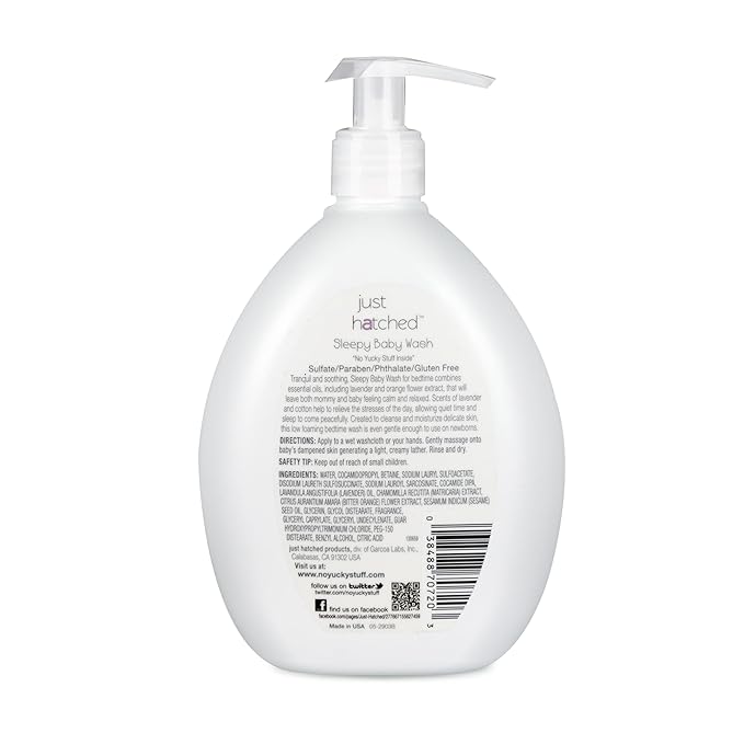 Sleepy Baby Wash Multi-Pack - Relaxing Bath + Body, Snuggly Yummy Fragrance 13.5 fl (3 Pack)