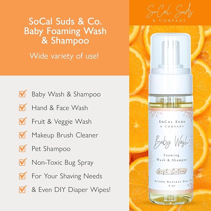 SoCal Suds & Company - 2-in-1 Organic Foaming Shampoo & Body Wash 6oz