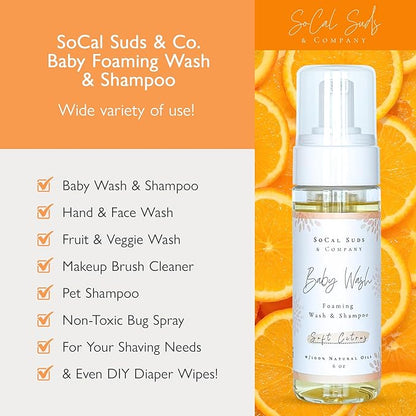 SoCal Suds & Company - 2-in-1 Organic Foaming Shampoo & Body Wash 6oz