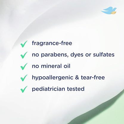 Baby Dove Ultra Gentle Foaming Wash Caring By Nature Cleanse 100% Natural 13.5 fl