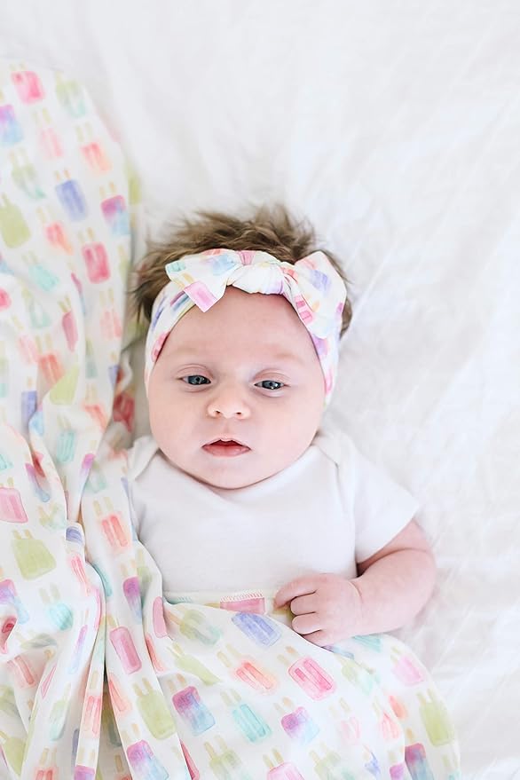 Copper Pearl Baby Bows: Stylish Headbands for Baby Girls, Premium Soft and Stretchy Baby Headbands