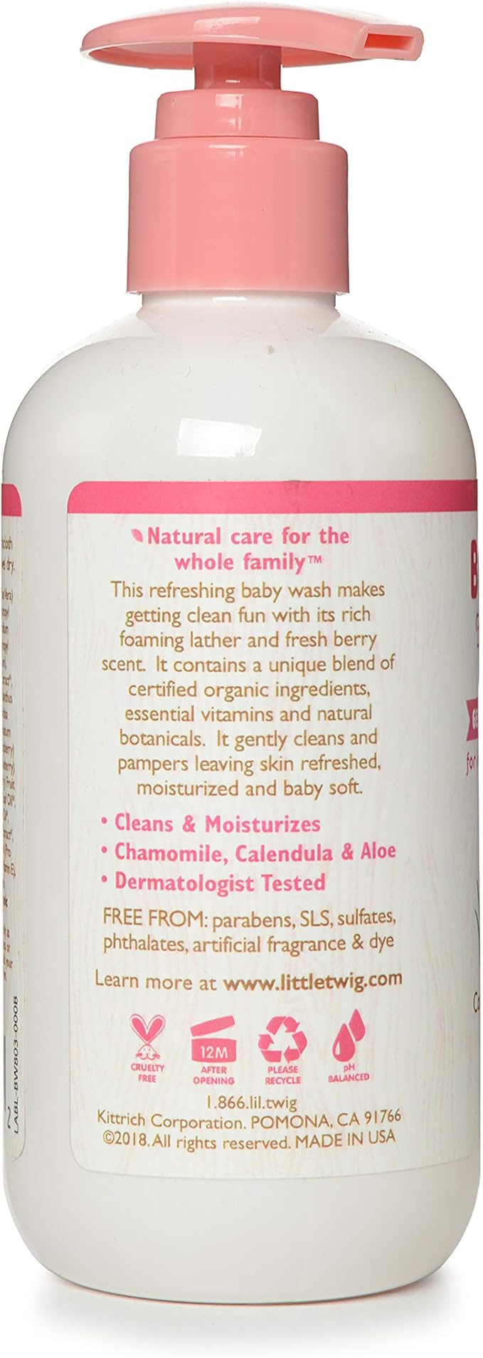 Little Twig Baby Wash, Natural Plant Derived Formula 8.5 fl