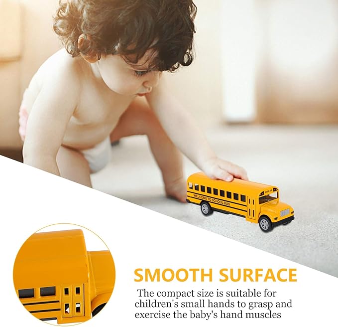 Gadpiparty 1pc School Bus Toy Car Kids School Bus School