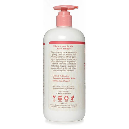 Little Twig 2-in-1 Baby Wash, Hypoallergenic Body Wash with Organic Ingredients 17 fl. 2)