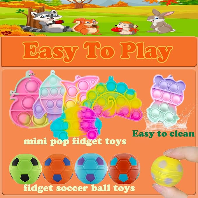 YOAUSHY 117 Pcs Party Favors for Kids, Treasure Box Toys for Classroom, Prizes Box Toys Classroom, Goodie Bags Stuffer Pinata Fillers, Treasure Chest Toys
