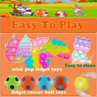 YOAUSHY 117 Pcs Party Favors for Kids, Treasure Box Toys for Classroom, Prizes Box Toys Classroom, Goodie Bags Stuffer Pinata Fillers, Treasure Chest Toys