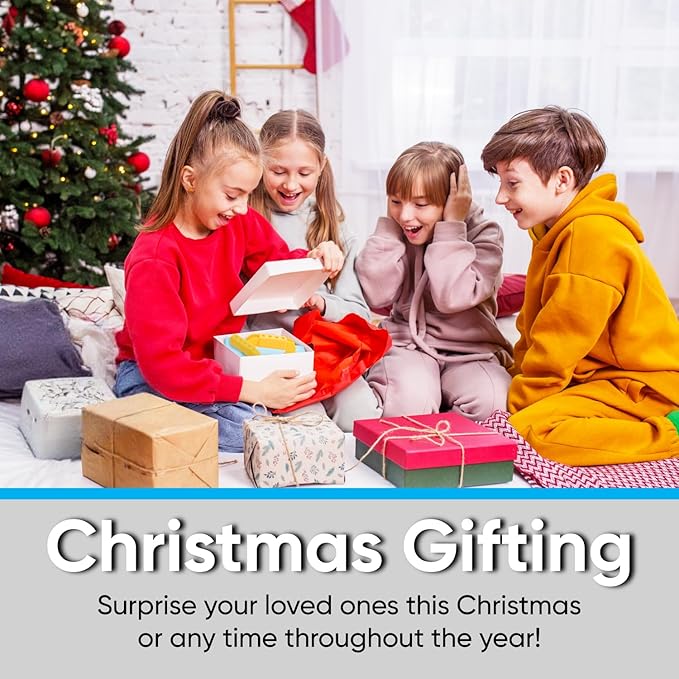 Superio Snow Brick Maker Igloo Fort Block Form Outdoor Winter Snow Toys Sand Castle Building Kit for Adults and Kids Sandbox, Beach, Sand Toys (Blue, 2)