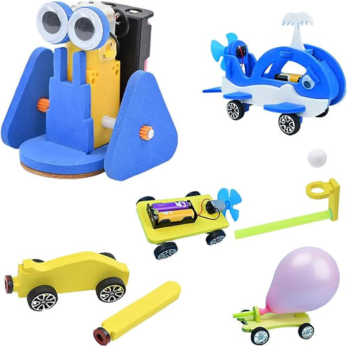 STEM Kits for Kids Ages 5-7, DIY Crafts 5 Set Science Kit, STEM Robotics Kids Toy for Boys Age 8-12, Science Kits for Kids Birthday