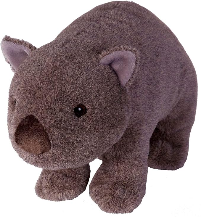 Wild Republic Cuddlekins Wombat, Stuffed Animal, Plush Toy, Gifts for Kids, Mint Green, 12"