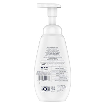 Baby Dove Baby Foaming Wash Fragrance Free Moisture 4 Count 13.5 fl.