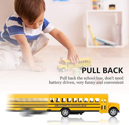 Gadpiparty 1pc School Bus Toy Car Kids School Bus School