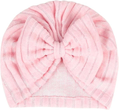 XYX Baby Girl Toddlers Breathable Cotton Hat Newborn Knotted Hat