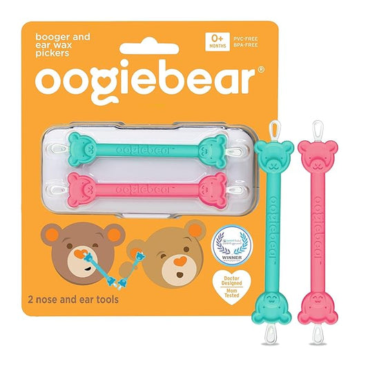 oogiebear: Baby Nose Cleaner & Ear Wax Removal Tool - Safe Booger & Earwax Removal for Newborns, Infants