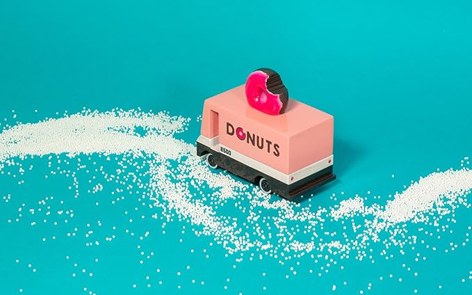 Candylab Toys CANDYCAR® Wooden Food Truck Collection - Donut Van,
