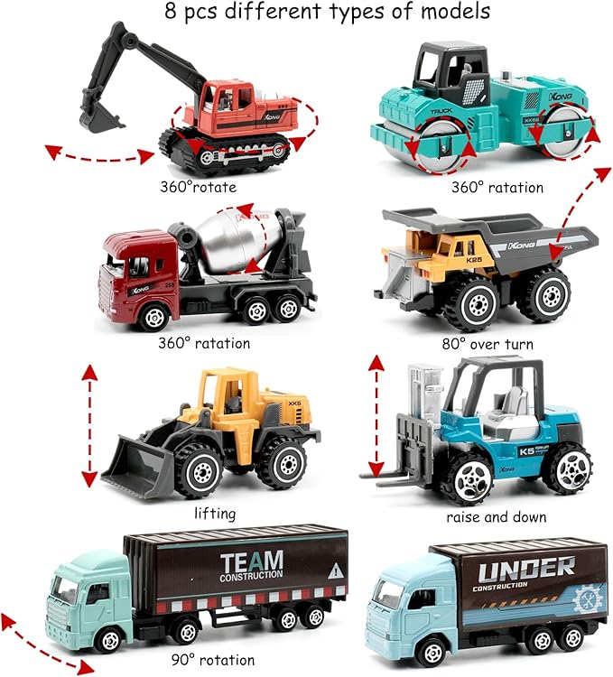 Alloy Small Construction Vehicle Toys Set Truck Toys Dump Truck