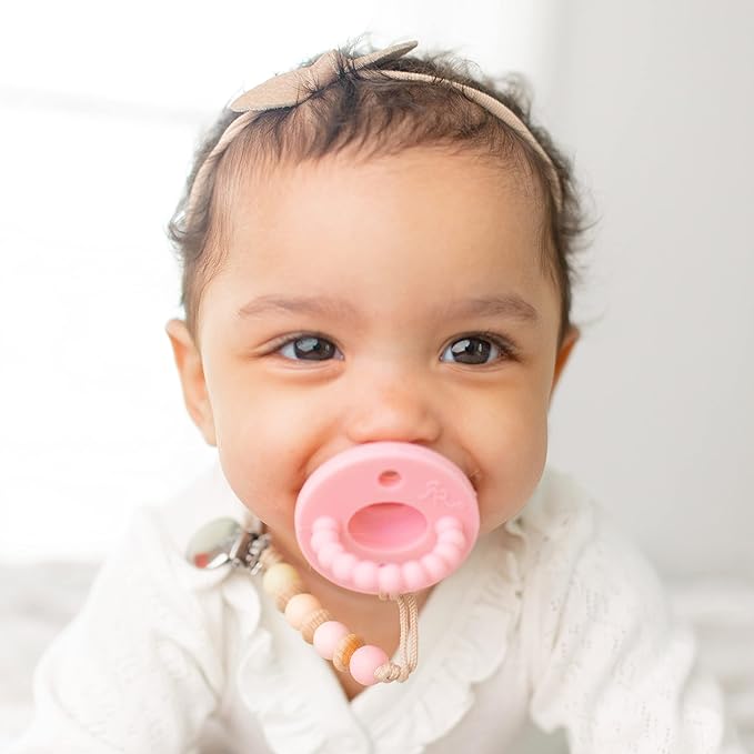 Ryan & Rose Cutie PAT Pacifier Teether (Flat, Taffy)
