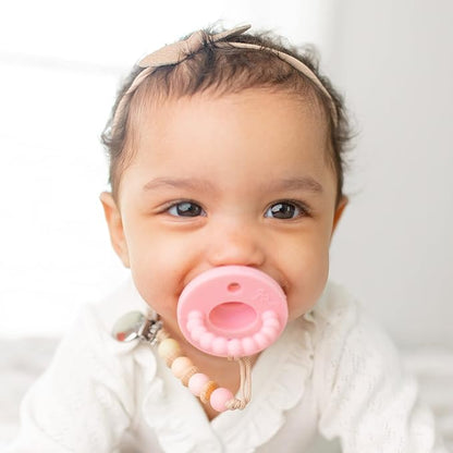 Ryan & Rose Cutie PAT Pacifier Teether (Flat, Taffy)