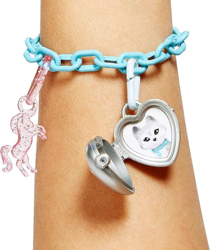 Barbie Color Reveal Advent Calendar, 25 Surprises Include Color Reveal Doll, 1 Color Reveal Pet, Clothes, Accessories & Kid-Sized Bracelet with 2 Charms, Gift for Kids 3 Years Old & Up
