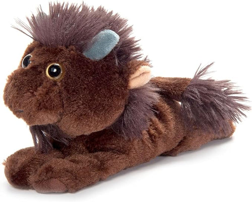 The Petting Zoo Bison Stuffed Animal Plushie Slap Bracelet, Gifts for Kids, Slapstix Wildlife Animals, Bison Plush Toy, 10 inches