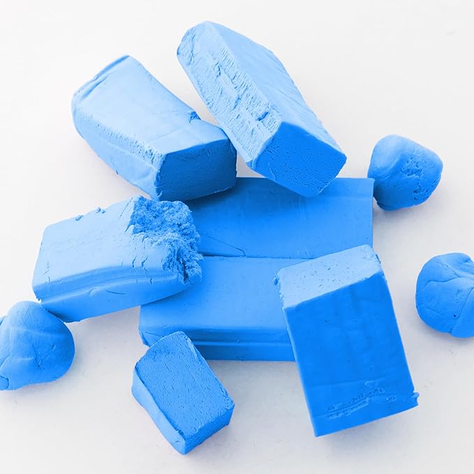 BAZIC Modeling Clay Blue Color 1 LB, Light Dough Art Craft, Non Toxic Gift for Artist Kids Toddler Boys Girls, Bulk for Classroom, 1-Pack