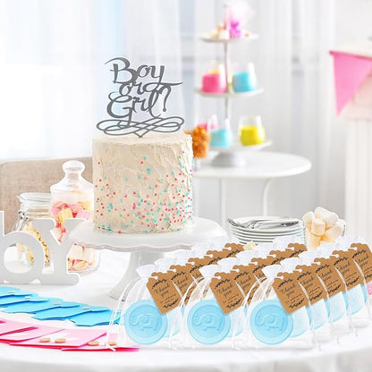 Roowest 50 Packs Mini Elephant Soap Baby Shower Favors 50 Bags 50 Thanks