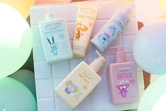 Jack N' Jill Natural Bathtime Kids Shampoo and Body Wash - Suitable for Sensitive Skin, Dermatologically Tested 300 mL 1)