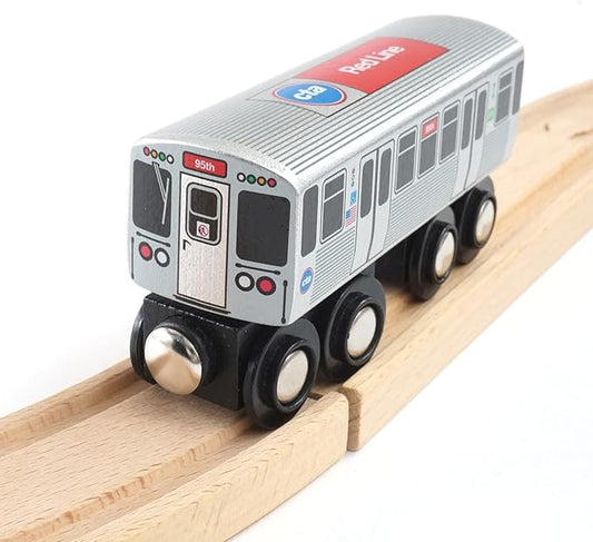 MUNI PALS Munipals Chicago Transit Authority Wooden Railway Red Line–Child