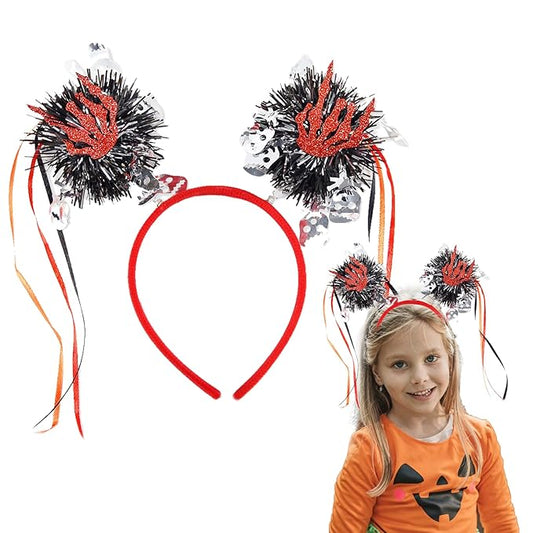 Halloween Headbands for Women - 1Pcs Orange Black Halloween Pumpkin