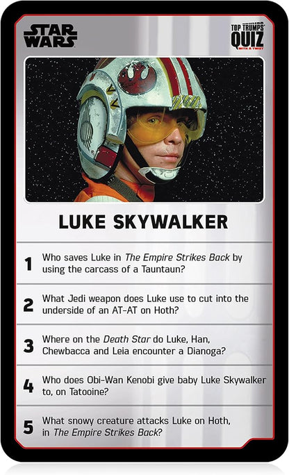 Top Trumps Star Wars Quiz Games - Trivia Quiz - Kids Games - Great Travel Games and Road Trip Games - Trivia Outdoor Games - Family Games for Kids and Adults 2+ Players