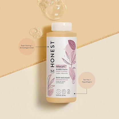 The Honest Company Foaming Bubble Bath | Gentle for Baby 12 fl