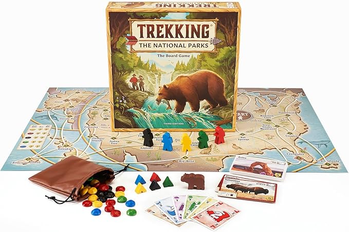 Underdog Games Trekking The National Parks (3rd Edition) - The Award-Winning Family Board Game | Great for Kids Ages 10 and Up | Easy to Learn | Designed for National Park Lovers