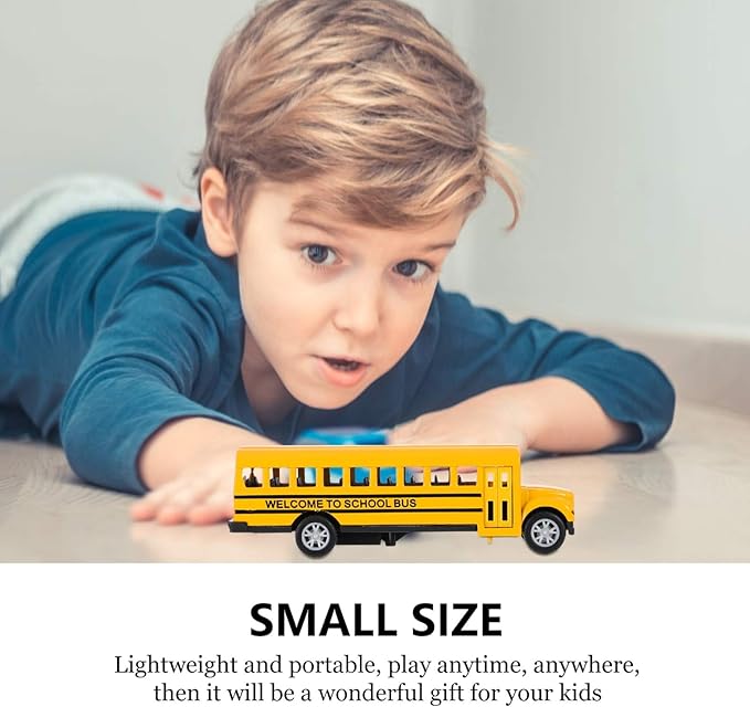 Gadpiparty 1pc School Bus Toy Car Kids School Bus School