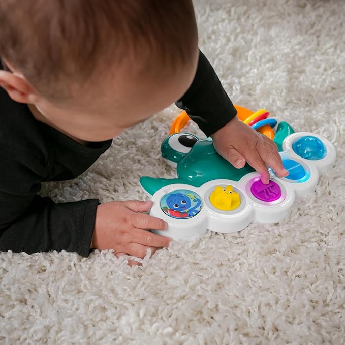 Baby Einstein Ocean Explorers Neptune?s Busy Bubbles Sensory Activity Toy, with Interactive Lights and Music 3+ Months