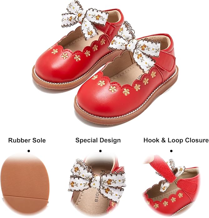 Felix & Flora Toddler Little Girl Mary Jane Dress Shoes