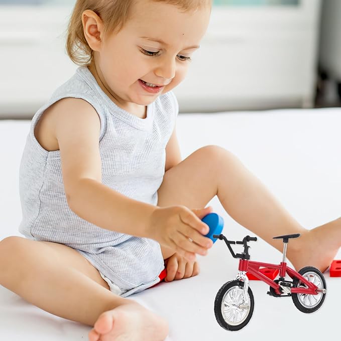 Mini Bike minibike Bikes Doll House Mini Bicycle Tiny Bike ob11 Alloy