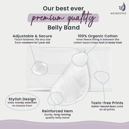 Baby Belly Band for Gas & Colic Baby Relief - Self Heating Belly Band Baby Belly Button Band Colic Band Tummy Wrap for Babies Colic Belt Baby Gas Wrap Colic Baby Relief Newborn