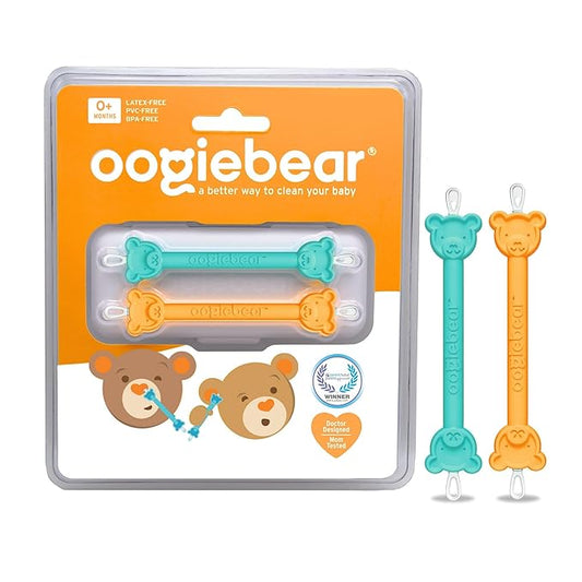 oogiebear: Baby Nose Cleaner & Ear Wax Removal Tool - Safe Booger & Earwax Removal for Newborns, Infants