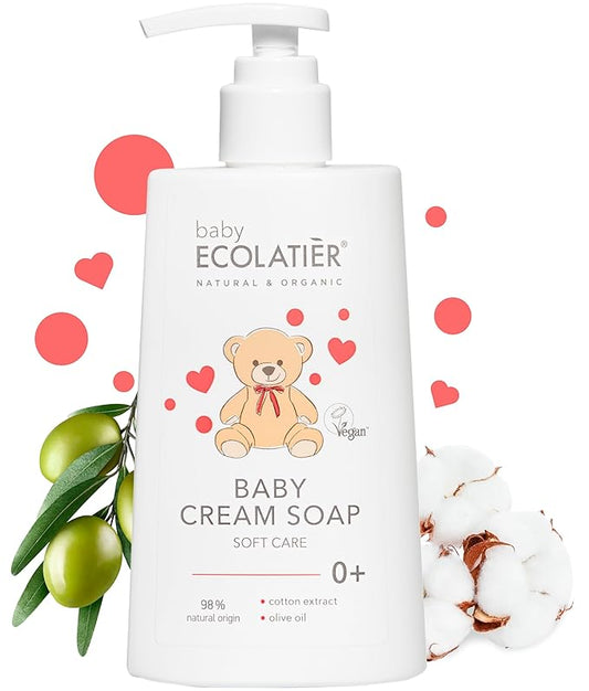 Ecolatier Baby Soap, 98% Natural Ingredients 8.5 fl