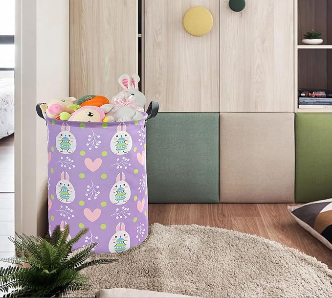 Round Laundry Hamper Storage Basket Organizer Hamper Storage Bins