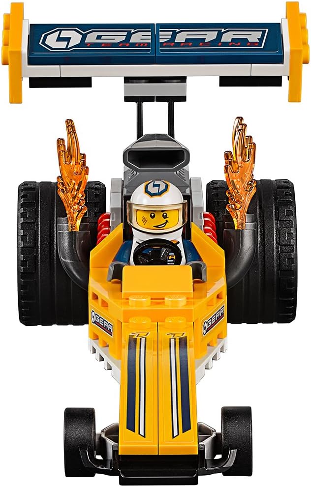 LEGO City Great Vehicles Dragster Transporter 60151