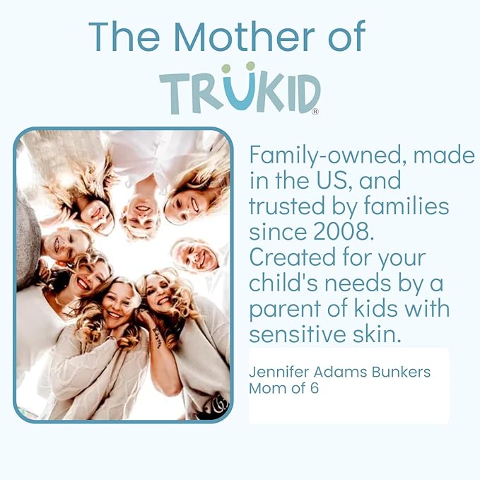 TruKid Bubble Podz Bubble Bath for Baby & Kids, Gentle Refreshing Bath Bomb for Sensitive Skin 7 for (10 Podz)