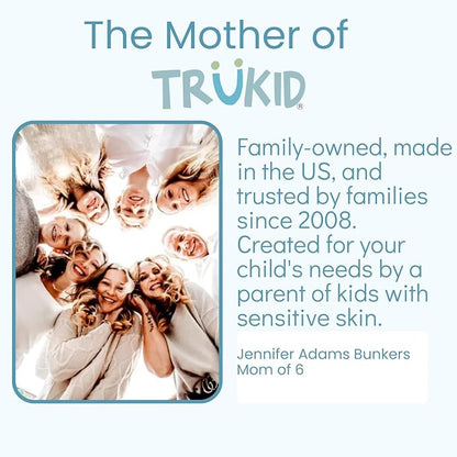 TruKid Bubble Podz Bubble Bath for Baby & Kids, Gentle Refreshing Bath Bomb for Sensitive Skin 7 for (10 Podz)