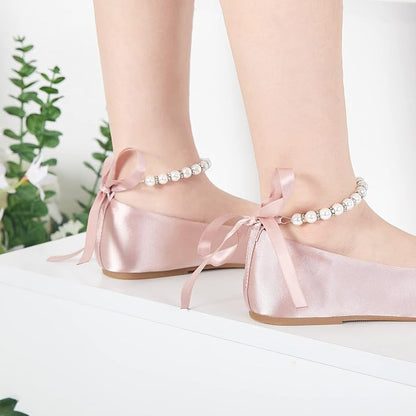 Felix & Flora Girls Toddler Little Ballet Shoes - Flower