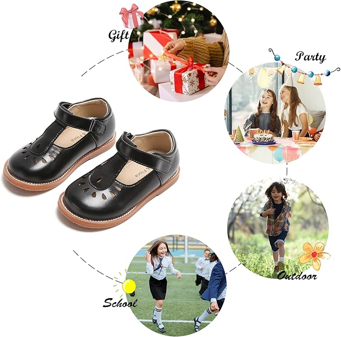 Felix & Flora Toddler Little Girl Mary Jane Dress Shoes