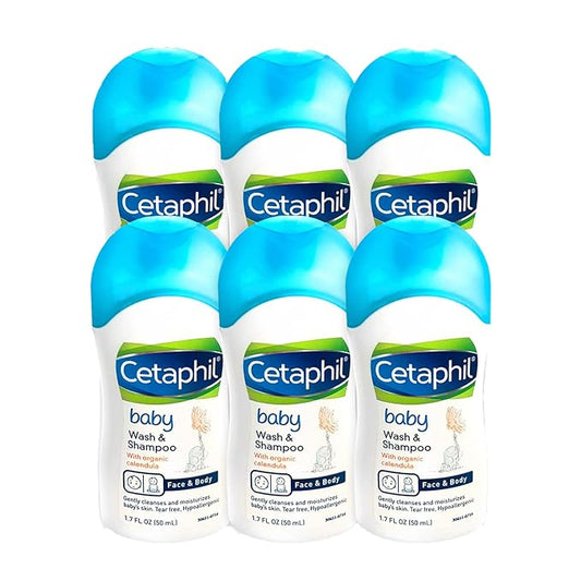 Baby Shampoo and Body Wash by Ceta phil, Travel size 6), 1.7